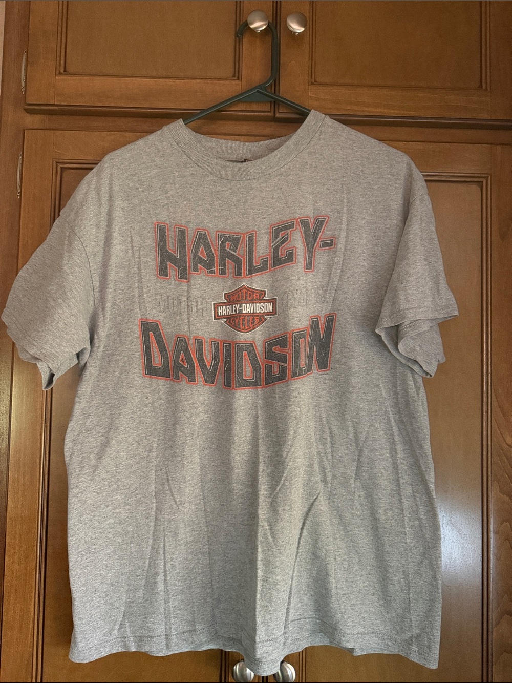 Harley-Davidson Gray T-Shirt eagle Vintage Xl